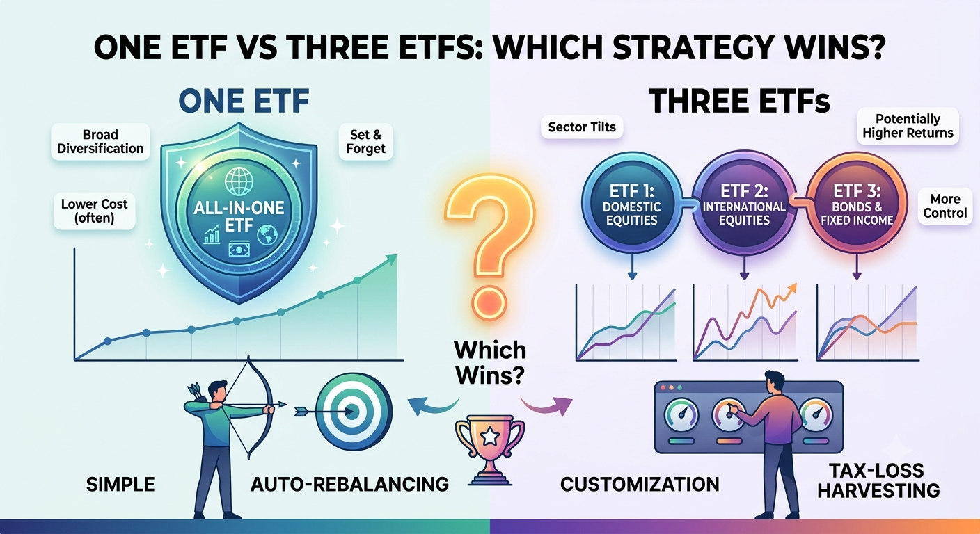 One ETF vs Three ETFs: Which Strategy Wins?