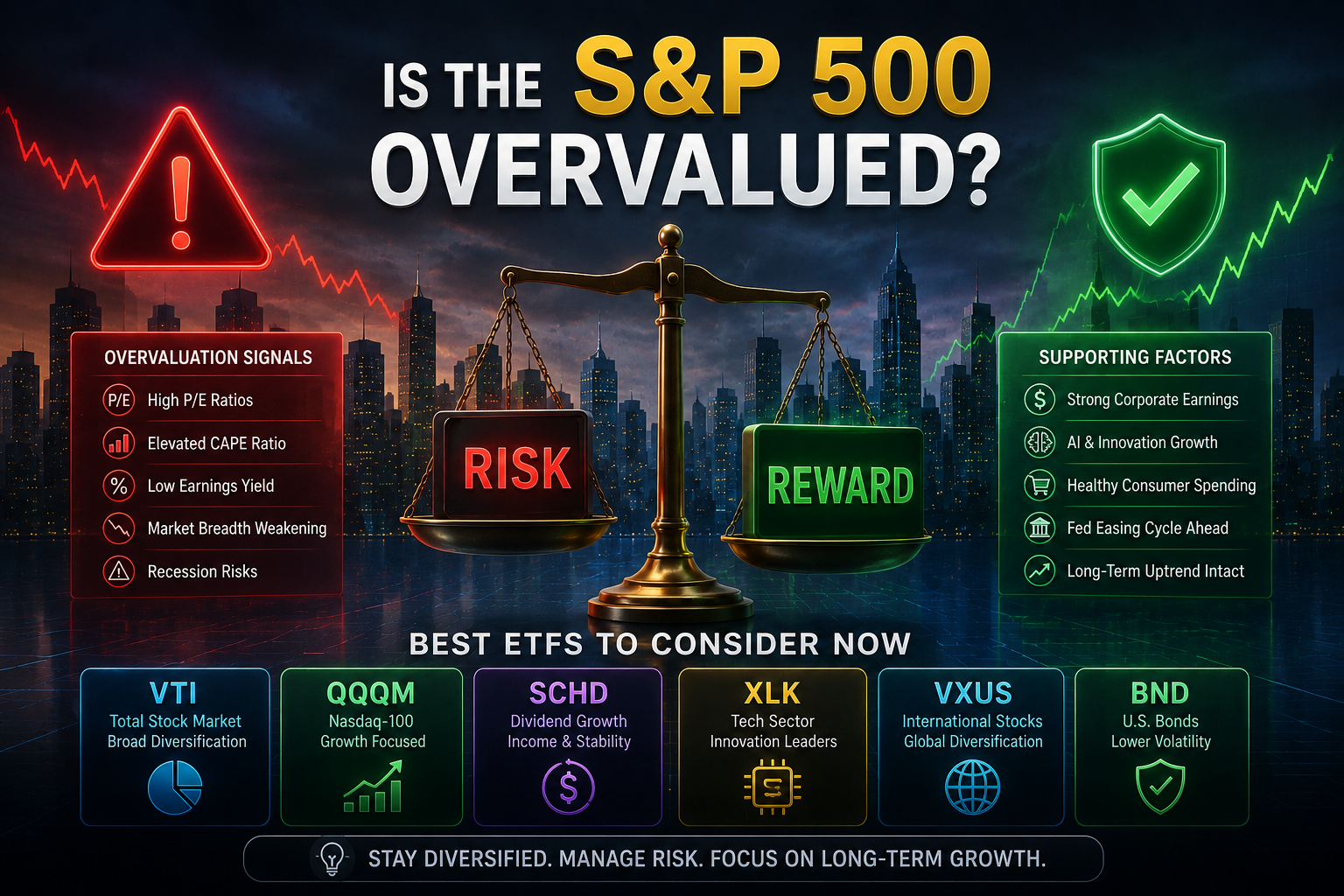 Is the S&P 500 Overvalued? Best ETFs to Consider Now