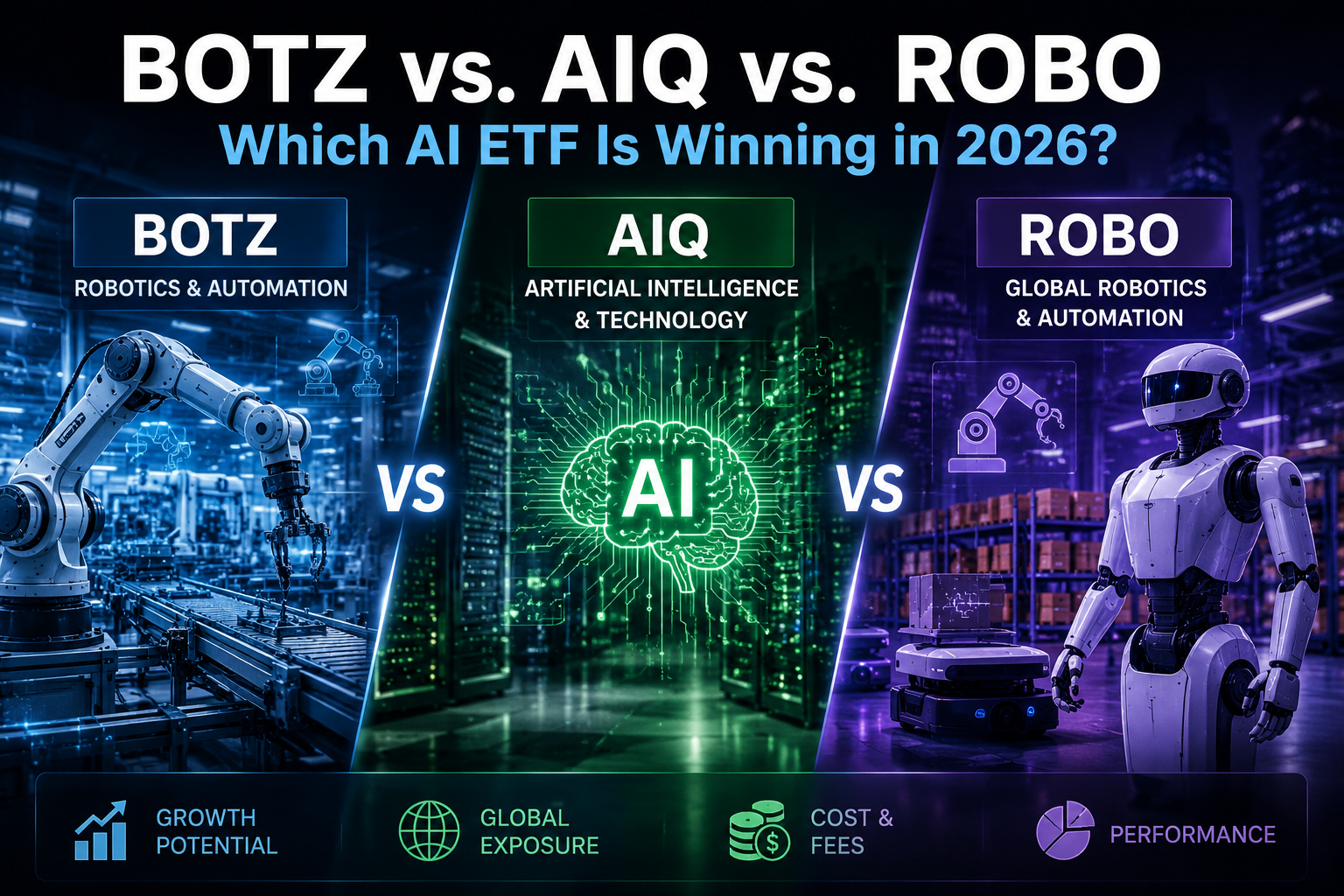 BOTZ vs. AIQ vs. ROBO: Which AI ETF Is Winning in 2026?