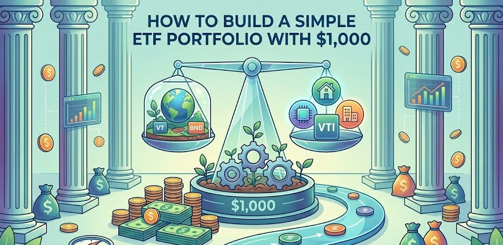 How to Build a Simple ETF Portfolio With $1,000