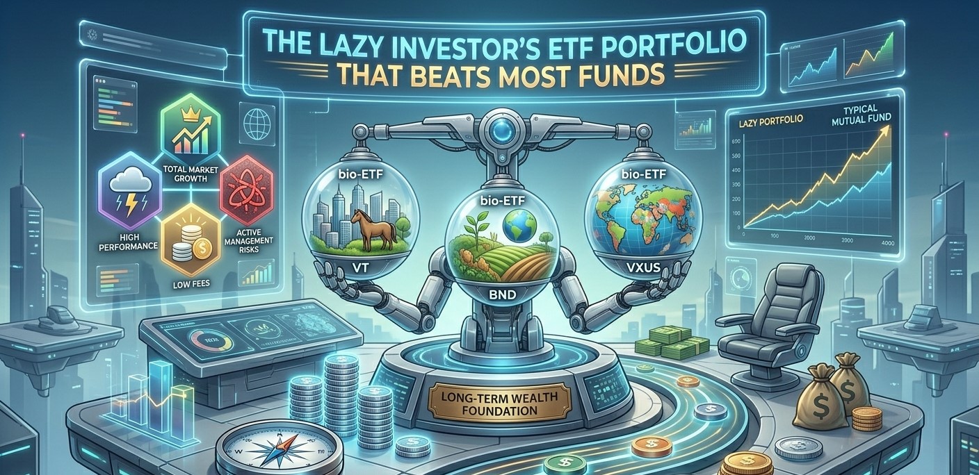 The Lazy Investor’s ETF Portfolio That Beats Most Funds